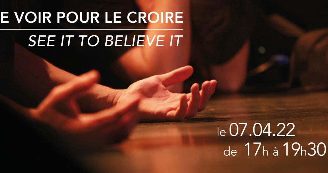 Événement – Exposition photographique : « Le Voir pour le Croire » au GED – du 7 avril au 13 mai 2022