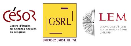 Séminaire commun GSRL-CéSor-LEM : « Le religieux en quête de disciplines »